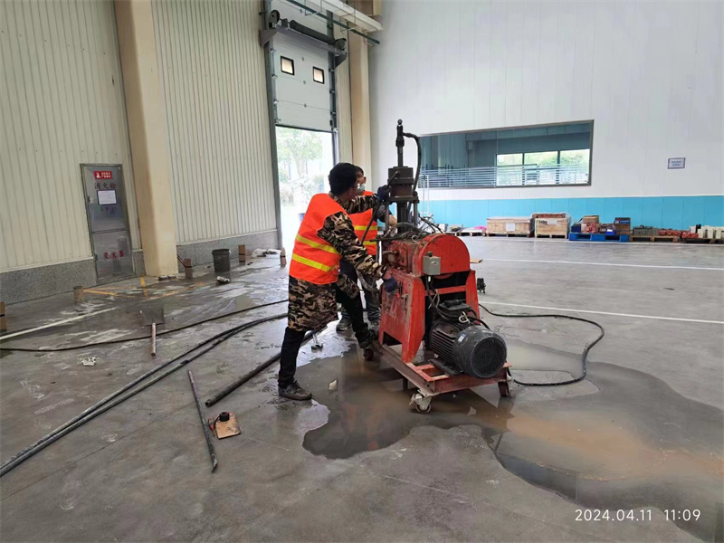 漳县厂房地面下沉塌陷注浆加固施工